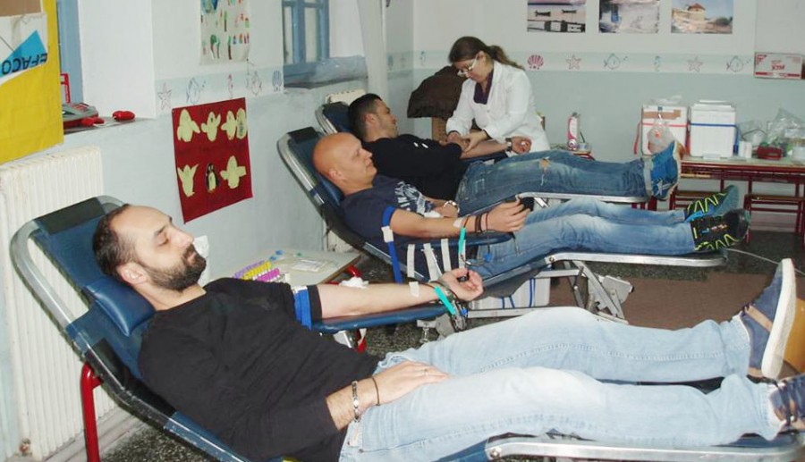  πρώτη εθελοντική αιμοδοσία για το 2016 στο δημοτικό σχολείο Κάτω Τρίτους