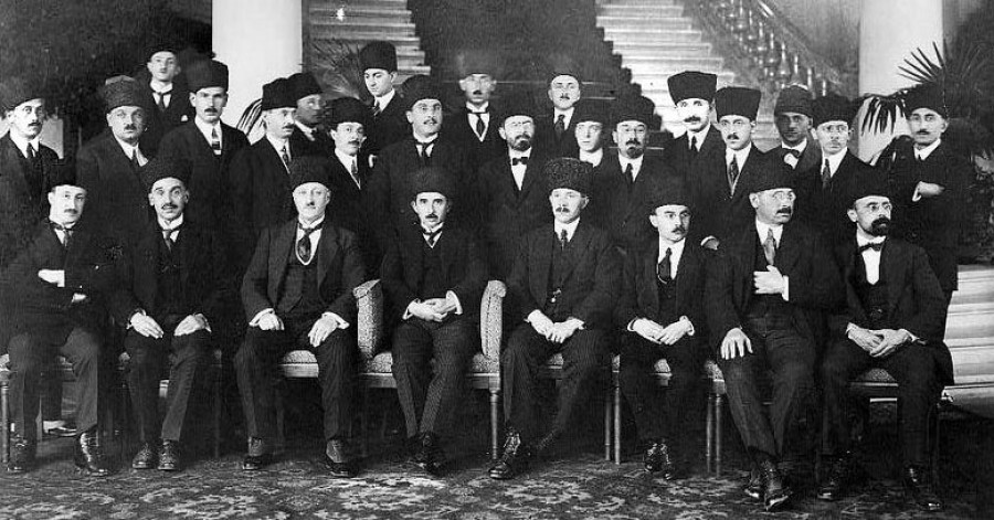Η τουρκική αντιπροσωπεία στο συνέδριο της Λωζάννης