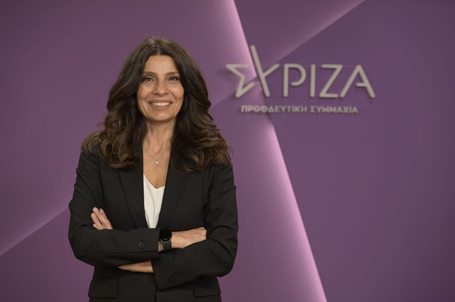 Η Π. Τσαπανίδου στη Λέσβο