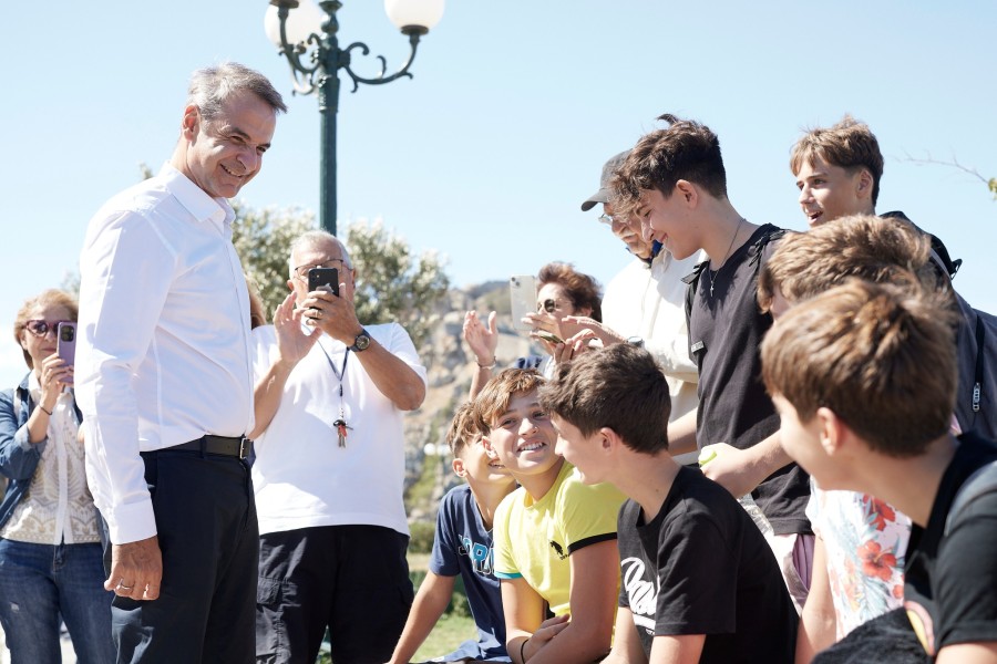 Στη Λήμνο ο Κ. Μητσοτάκης