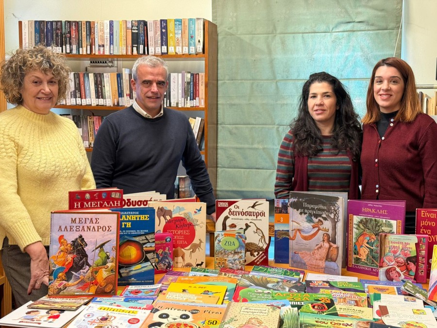 Από τον δήμο Μυτιλήνης στα σχολεία του Αγ. Ευστρατίου