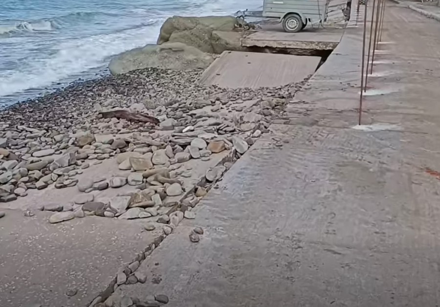 Ζημιές στον Άη Γιάννη Κάσπακα Λήμνου