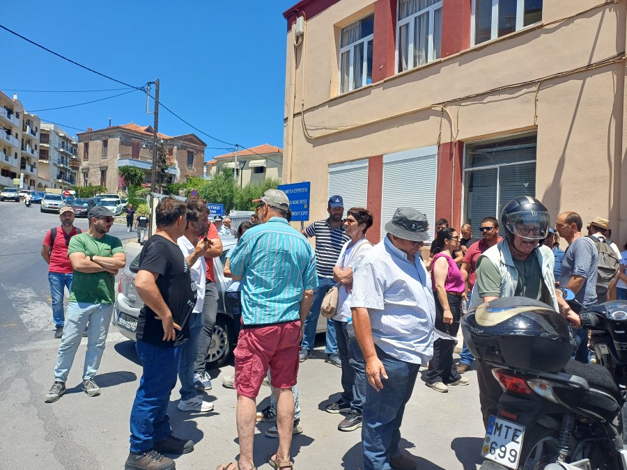 Διαμαρτυρία Ομοσπονδίας Αγροτικών Συλλόγων