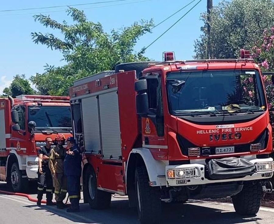 Πυρκαγιά στη Θερμή