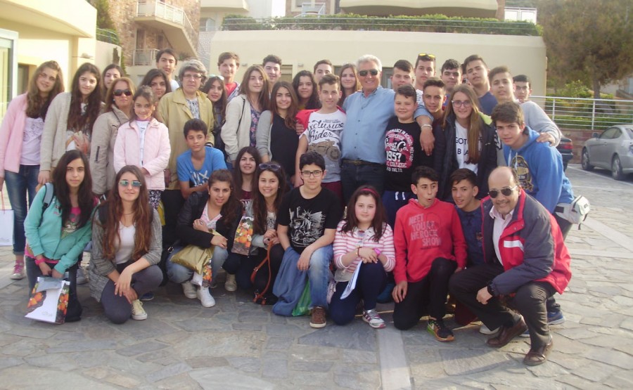 Οι μαθητές του 1ου Γυμνασίου Μυτιλήνης επισκέφτηκαν τη γειτονική Χίο