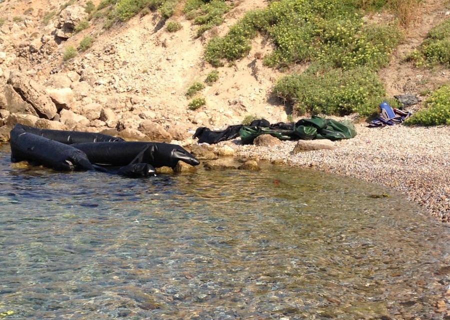 τ' απομεινάρια από την επιχείρηση λάθρου ταξιδιού