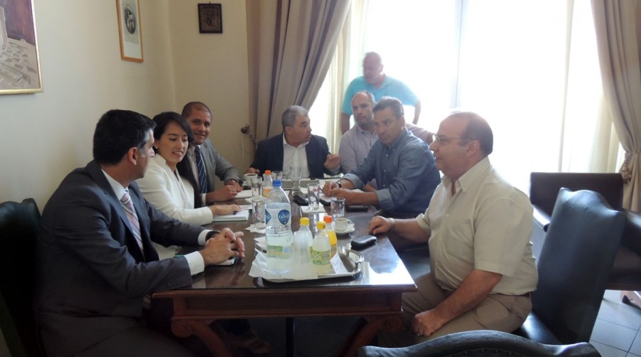 Συνάντηση Επιμελητηρίου Λέσβου με αντιπροσωπεία της Αμερικανικής Πρεσβείας