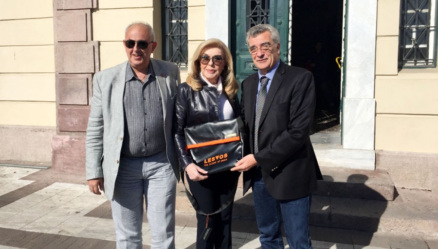 Η Μαριάννα Βαρδινογιάννη συναντήθηκε με το Δήμαρχο Σπ. Γαληνό