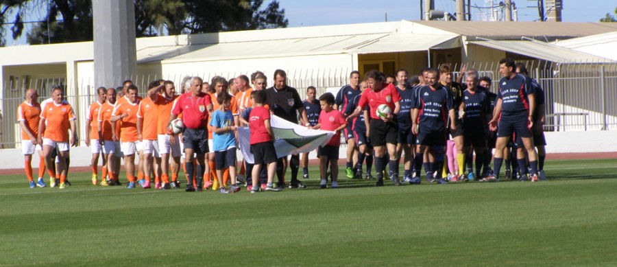 Σούπερ θέαμα σε ποδοσφαιρική εκδήλωση 