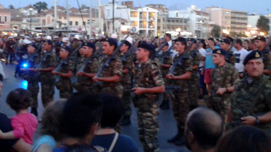 Συγκίνηση στην ανάκρουση του Εθνικού Ύμνου