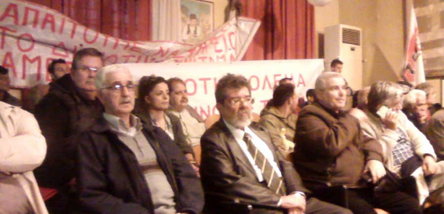 Κοινό μέτωπο με αγρότες  κτηνοτρόφους