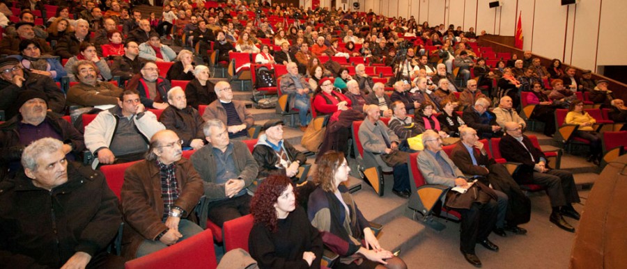 O ΓΓ της ΚΕ του ΚΚΕ Δ. Κουτσούμπας στη Μυτιλήνη