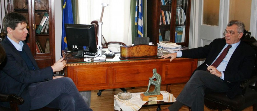 Ο Μ. Βερβέι στο Παλαιό Δημαρχείο