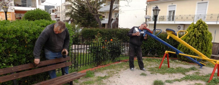 Εργασίες αποκατάστασης φθορών