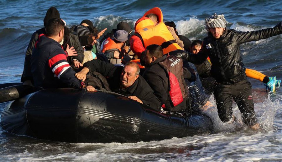 Ναυάγιο ανοιχτά της Μήθυμνας (φωτο αρχείου)