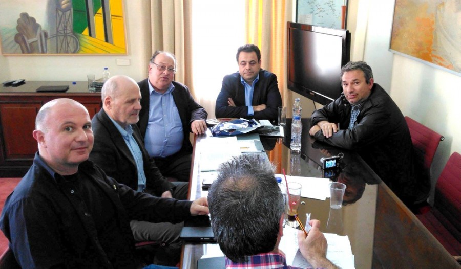 Από τη συνάντηση του Δ.Σ. του Αναγνωστηρίου με τον Υφυπουργό Ν. Σαντορινιό