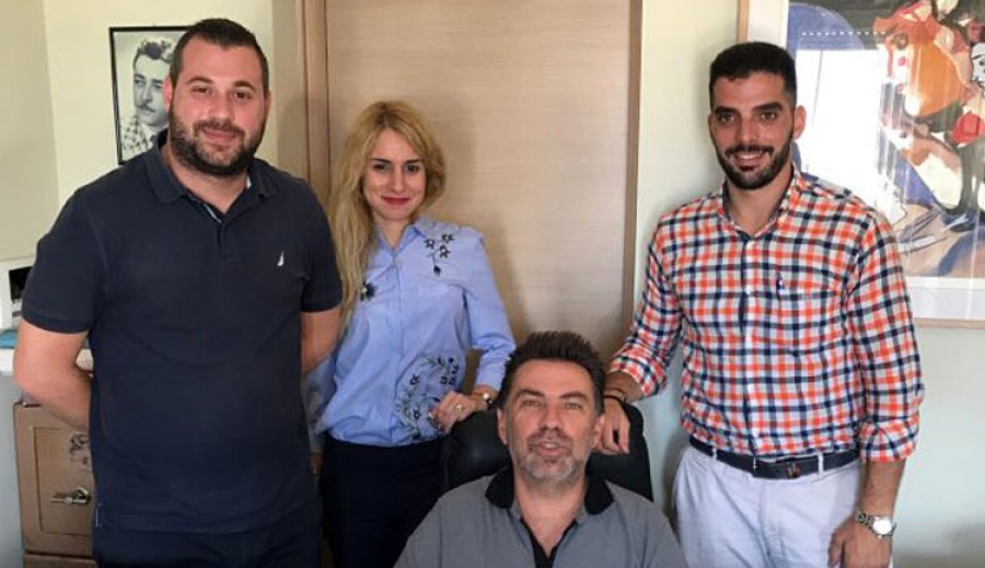 Συνάντηση ΟΝΝΕΔ Λέσβου με τον ρόεδρο του Δικηγορικού Συλλόγου Μυτ. Δημ. Καλλία