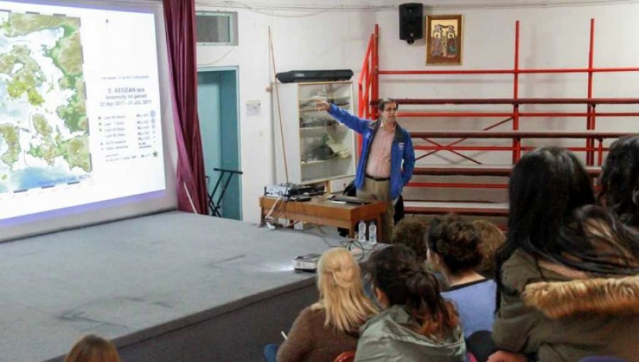 Ο Ν. Ζούρος στο 5ο ΓΕΛ