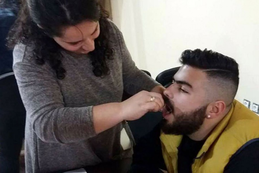 Δείγμα σιέλου για έλεγχο συμβατότητας