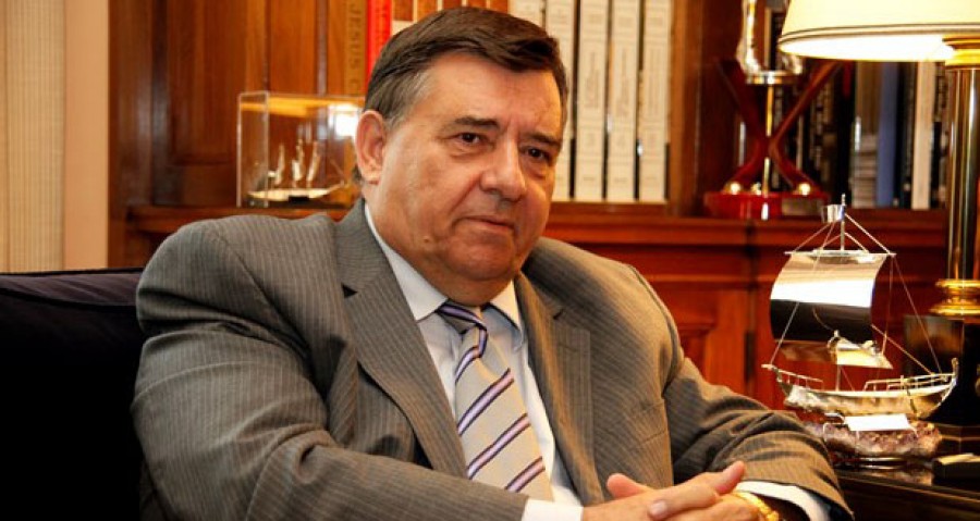 Ο Πρόεδρος του ΛΑ.Ο.Σ. Γ. Καρατζαφέρης