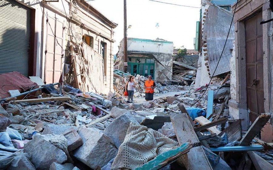 Αίτημα στο Υπ. Οικονομικών για τα σεισμόπληκτα της Βρίσας